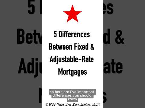  5 Important Differences Between Fixed & Adjustable-Rate Mortgages thumbnail