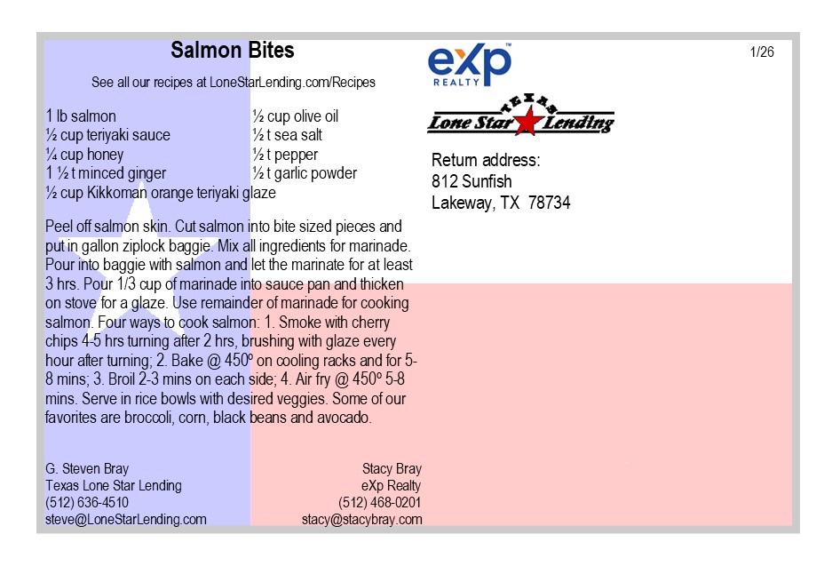 Salmon Bites recipe